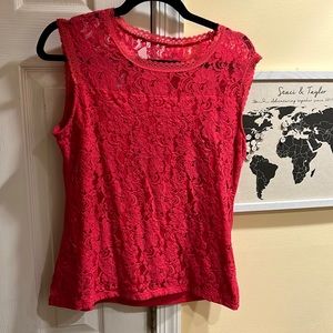 New York & Company Women’s Size Medium Pink Blouse